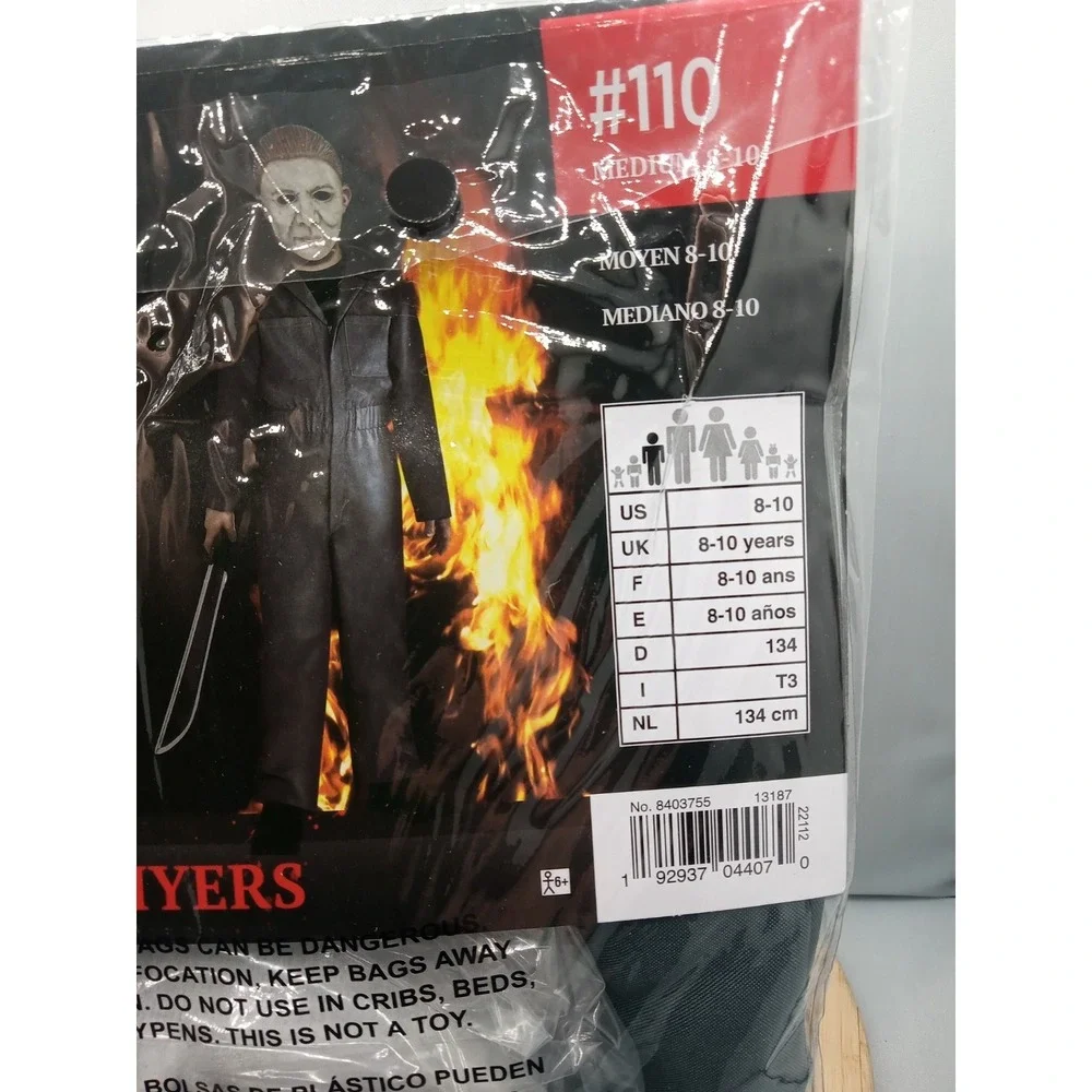*Brand New* Michael Myers Costume Halloween Cosplay Horror Slasher Child Medium - Picture 2 of 10